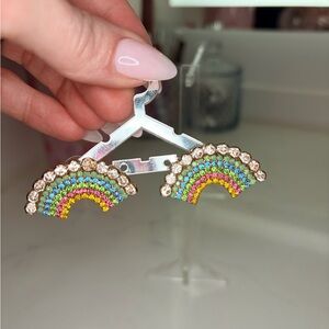Feed Me Gems/HairCandy By Han Colorful Rainbow Earrings